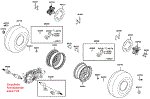 Räder vorne mit Bremse & Antriebswelle
