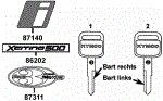 Passendes Ersatzteil: Embleme, Lackstifte & Schlüsselrohlinge