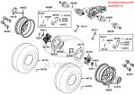 Räder vorne mit Bremse & Antriebswelle