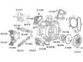 Kipphebel (Auslass) mit Ventileinstellschrauben Polini für 4V Zylinderkopf für Honda XR 50, Polini XP4T