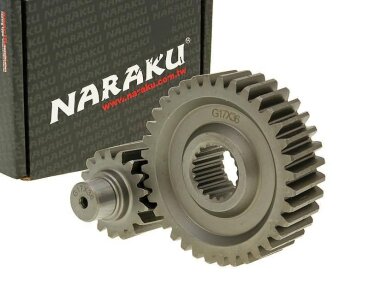 Getriebe sekundär Naraku Racing 17/36 +31% für GY6 125/150ccm 152/157QMI