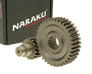 Getriebe sekundär Naraku Racing 16/37 +25% für GY6 125/150ccm 152/157QMI