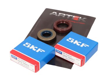 Kurbelwellenlager Satz ARTEK K1 Racing SKF Polyamid für Minarelli AM