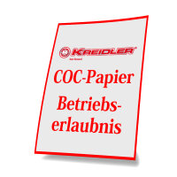Anforderung Zweitschrift Betriebserlaubnis/COC-Papier...