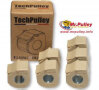 Dr. Pulley / TechPulley Gleitrollen 15x12 cm, 6 Stück