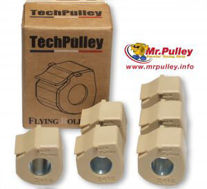 Dr. Pulley / TechPulley Gleitrollen 25x22 cm, 6 Stück, 18,0 g