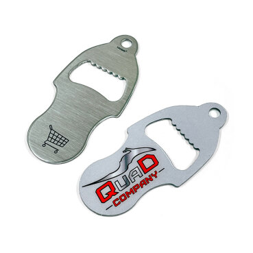 QUAD-COMPANY Schlüsselanhänger mit Einkaufschip/Flaschenöffner V2