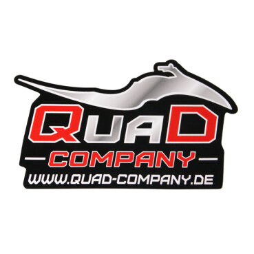 QUAD-COMPANY Aufkleber 10x6 cm
