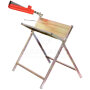 Sägebock GRANIT, Ausführung: stabile Ausführung, hohe Standfestigkeit, durchgehende Auflagefläche für kleine und kurze Holzstücke