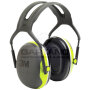Bügelgehörschutz Peltor, Ausführung: X4A, SNR = 33 dB, Farbe: neongrün / grau