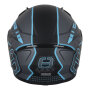 Integral-Helm Speeds Evolution III schwarz / titan / blau matt M