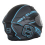 Integral-Helm Speeds Evolution III schwarz / titan / blau matt M