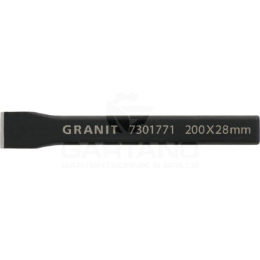 Flachmeißel GRANIT BLACK EDITION, Länge (mm) 200, B (mm) 23, H (mm) 13, A (mm) 28