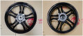 Rr.Cast Wheel, /*/, für Modell-Farbcodes: GRAY (GY-010U/BLACK SEAT),...