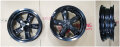 Fr. Cast Wheel, für Modell-Farbcodes: WHITE (WH-8028P) (Red Seat), GRAY (GY-430C), BLUE (BU-2154U), WHITE (WH-8028P)