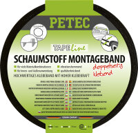 Montageband PETEC 19mm x 1mm x 10m