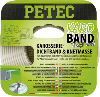 Karo-Band Karosseriedichtband Buthyl flach weiß...