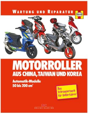 Wartunghandbuch / Reparaturanleitung für Motorroller aus China, Taiwan und Korea
