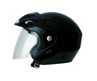Jet-Helm Speeds Sportive schwarz glänzend