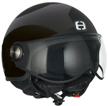 Jet-Helm Speeds cool schwarz glänzend