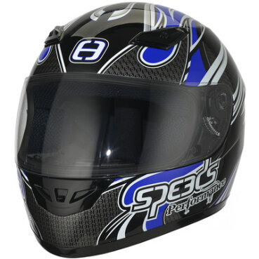 Helm Speeds Performance II, Design 1 blau